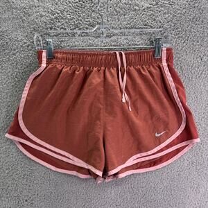 Nike Dri-FIT Tempo Running Shorts Women’s‎ M Peach Pink Athletic Activewear